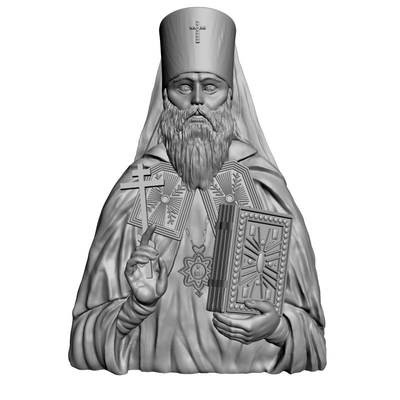 картинка Вениамин Петроградский Лик V6-082 3D-STL.COM