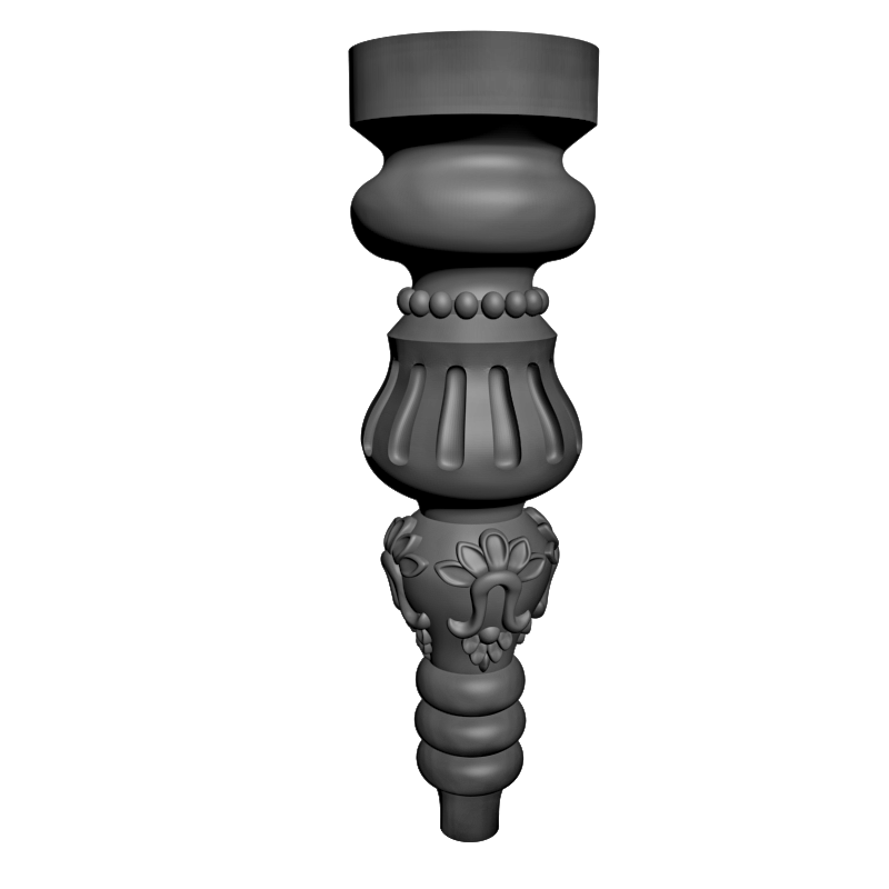 картинка Ножка мебельная M6-101 3D-STL.COM