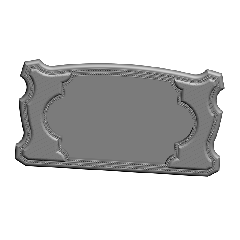 картинка Нарды левая PI2-122 3D-STL.COM