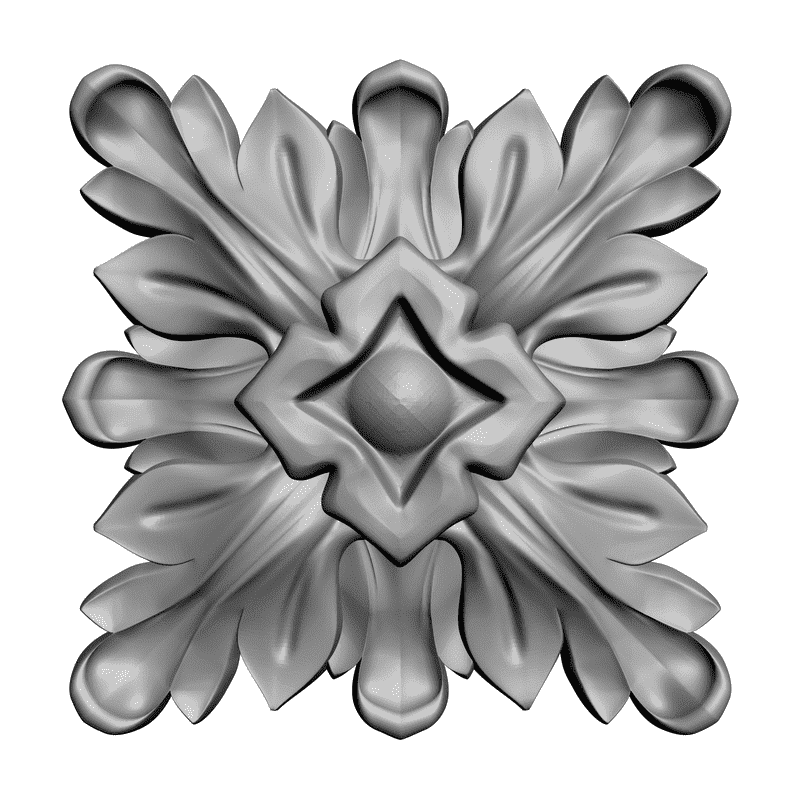 картинка Розетка резная D16-010 3D-STL.COM
