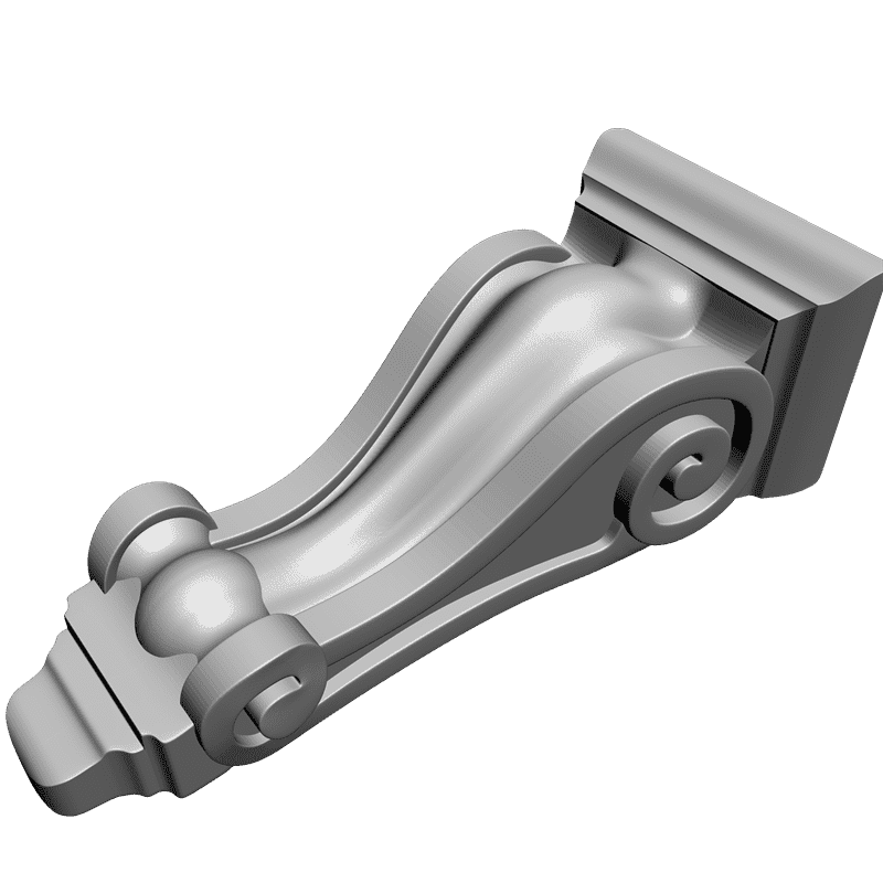 картинка Кронштейн резной D9-087 3D-STL.COM