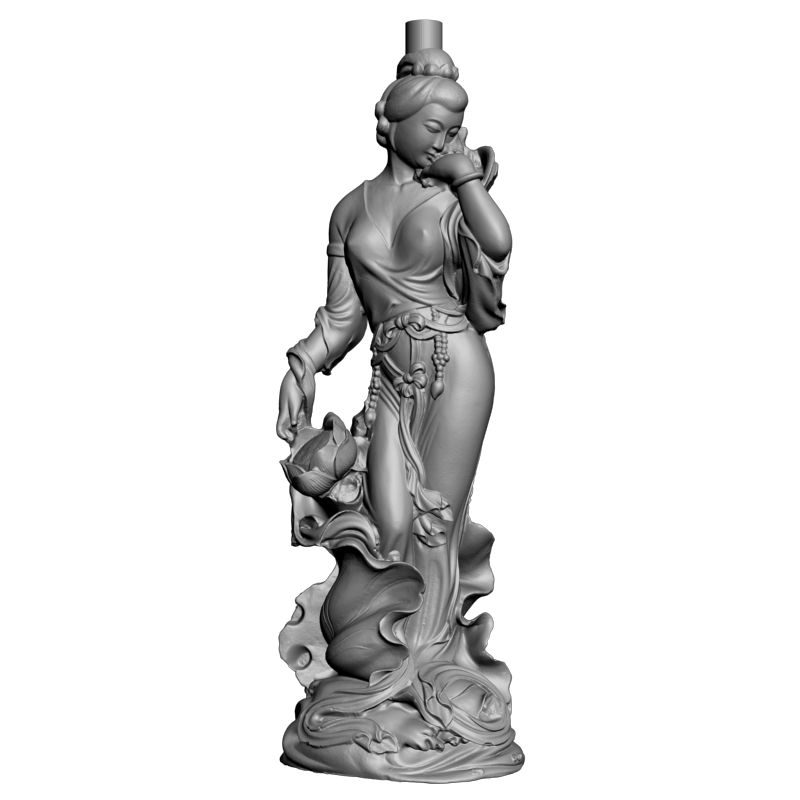 картинка Азиатская девушка L3-170 3D-STL.COM