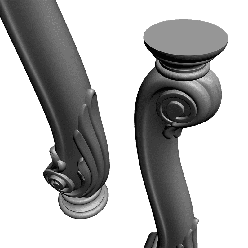картинка Столб резной D17-031 3D-STL.COM