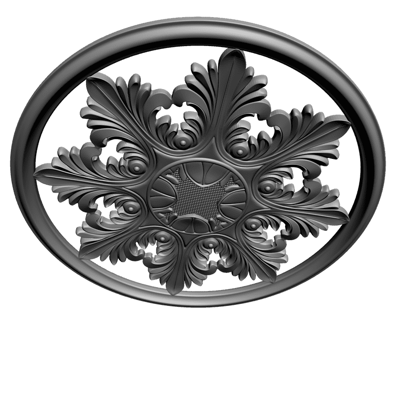 картинка Розетка резная D16-153 3D-STL.COM