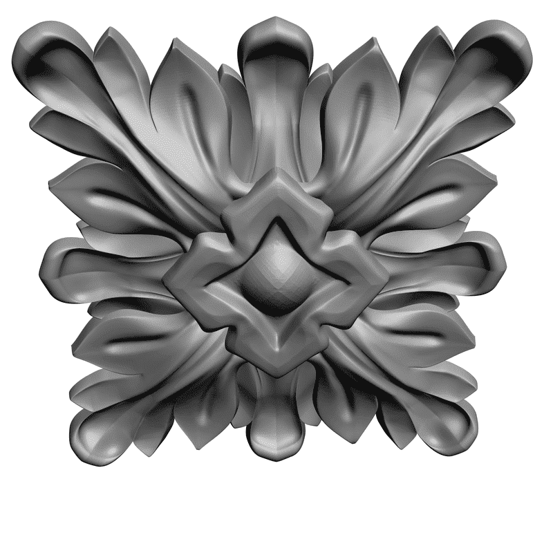 картинка Розетка резная D16-010 3D-STL.COM