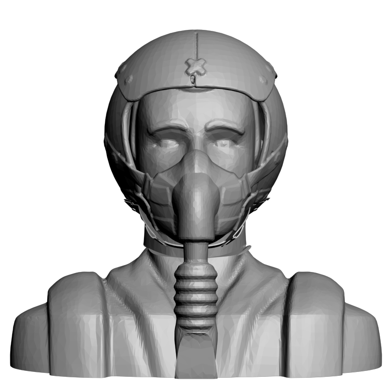 картинка Пилот самолёта L2-074 3D-STL.COM