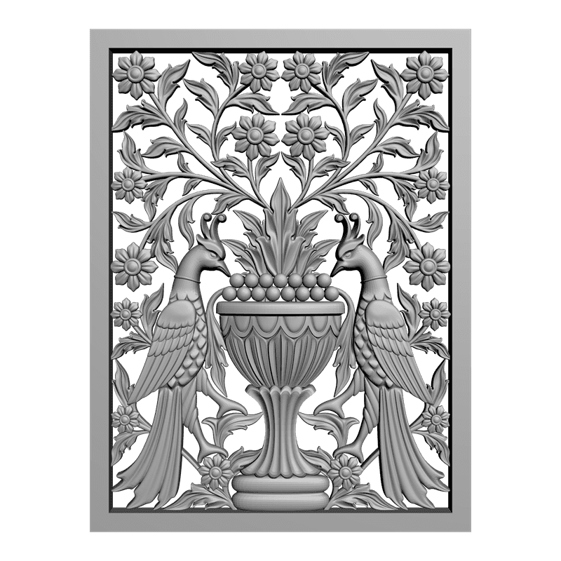 картинка Панель резная D11-051 3D-STL.COM