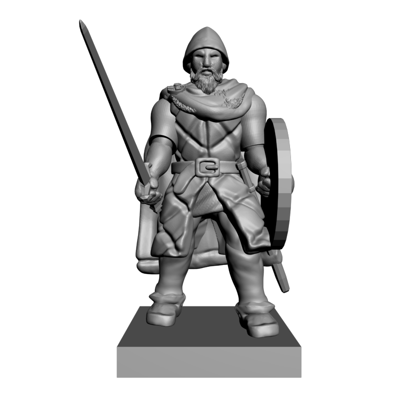 картинка Средневековый воин L3-424 3D-STL.COM