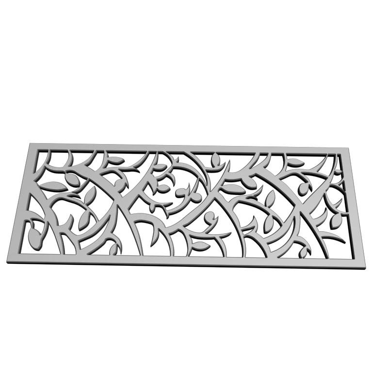 картинка Решётка декоративная D15-039 3D-STL.COM