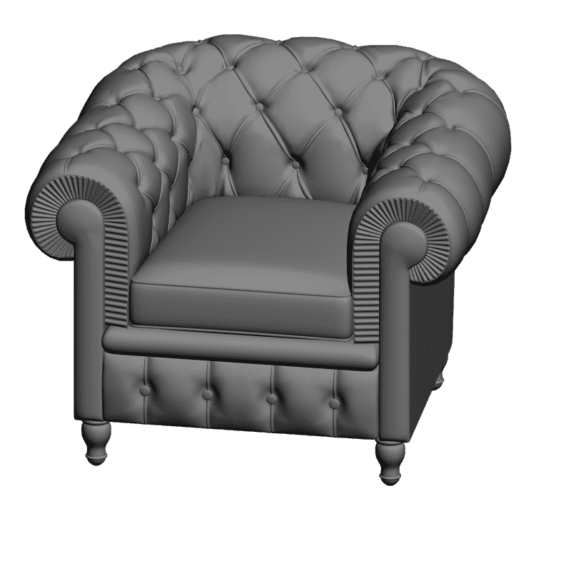 картинка Кресло M3-086 3D-STL.COM