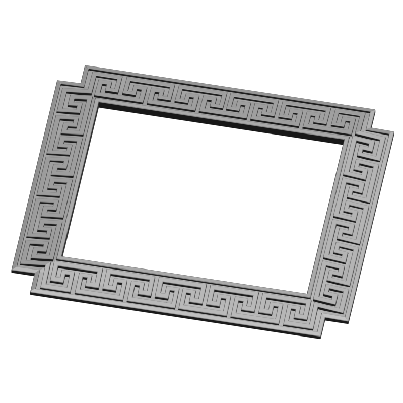 картинка Рамка резная под зеркало D14-677 3D-STL.COM