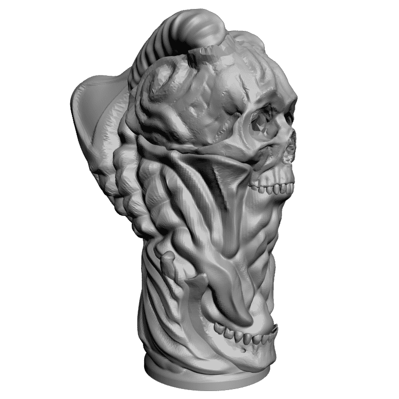 картинка Художественный череп L5-041 3D-STL.COM