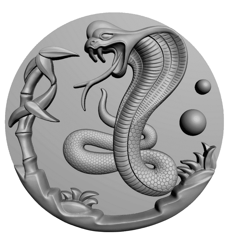картинка Змея Кобра F2-007 3D-STL.COM