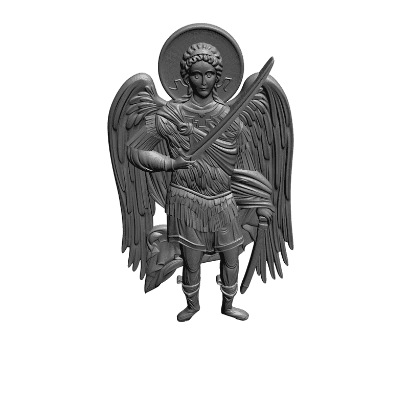 картинка Архангел Андрей V1-010 3D-STL.COM