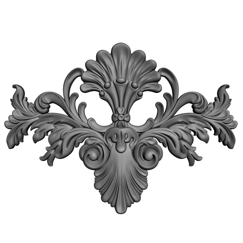 картинка Накладка декоративная рамная D10-403 3D-STL.COM