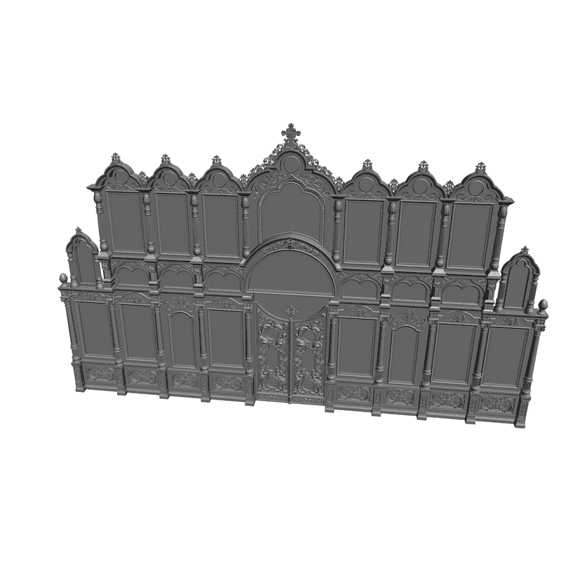 картинка Иконостас V2-003 3D-STL.COM