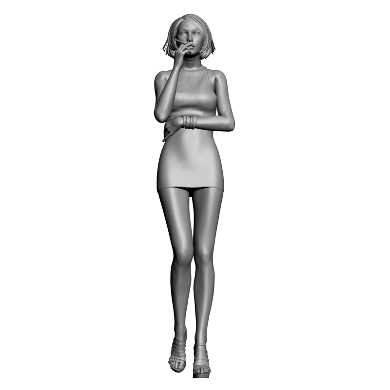 картинка Красивая девушка L3-257 3D-STL.COM