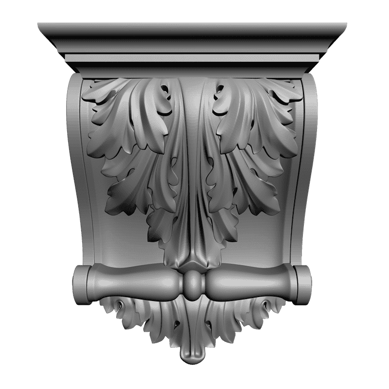 картинка Кронштейн резной D9-101 3D-STL.COM