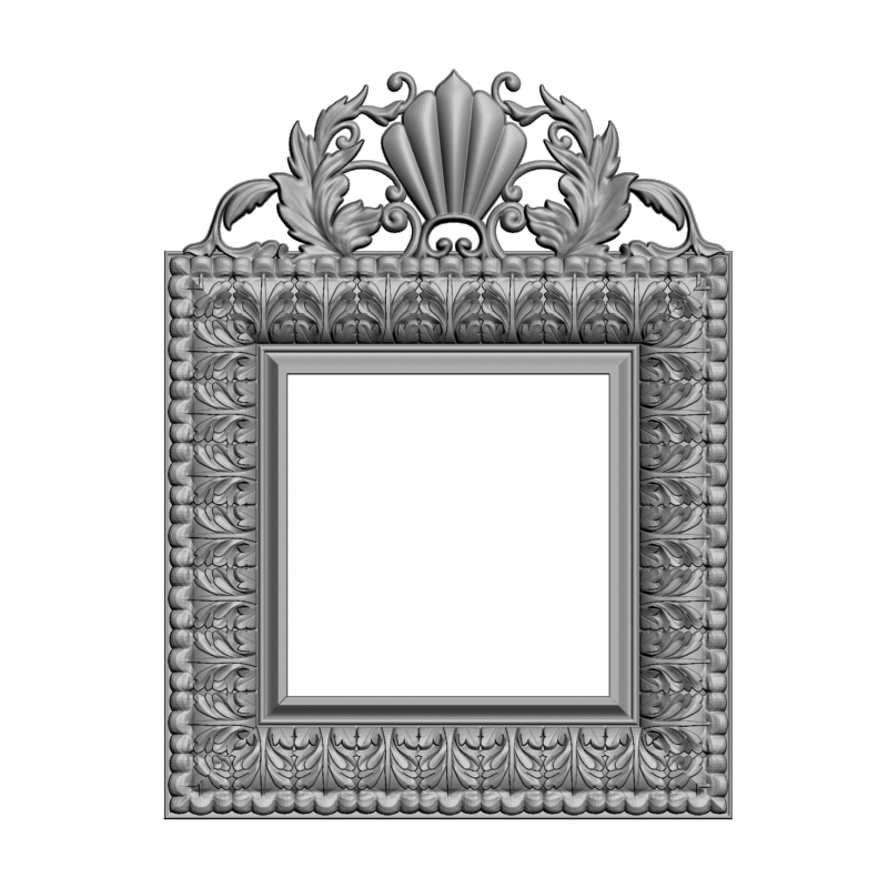 картинка Рамка резная D14-570 3D-STL.COM
