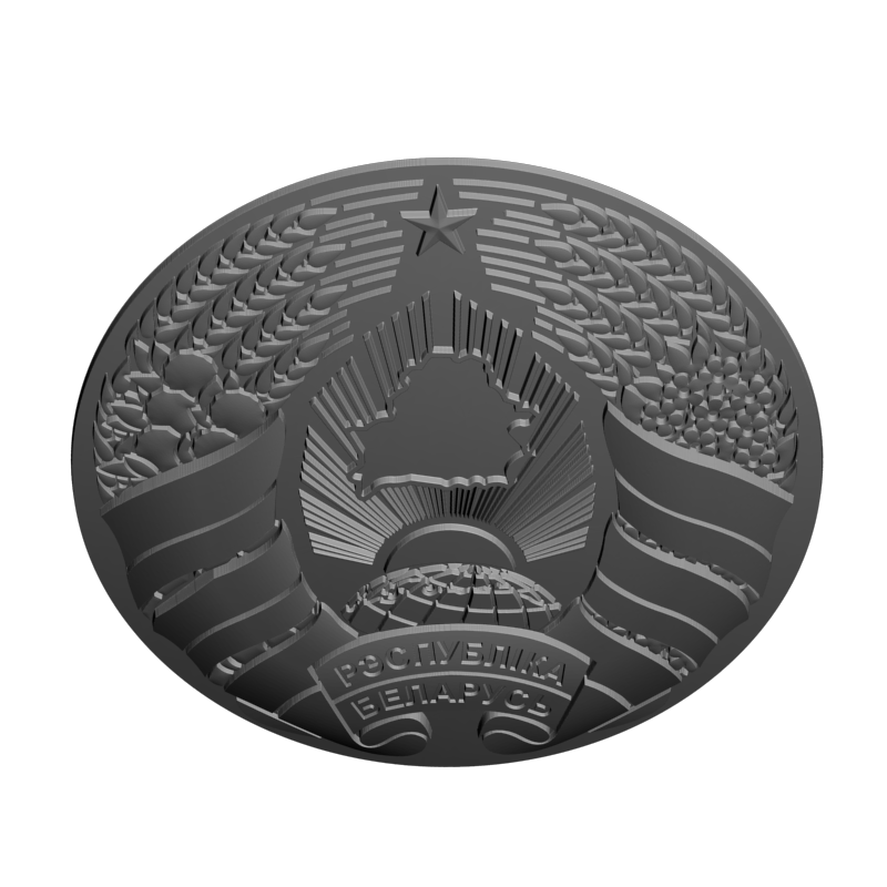 картинка Герб Беларусии RG1-094 3D-STL.COM