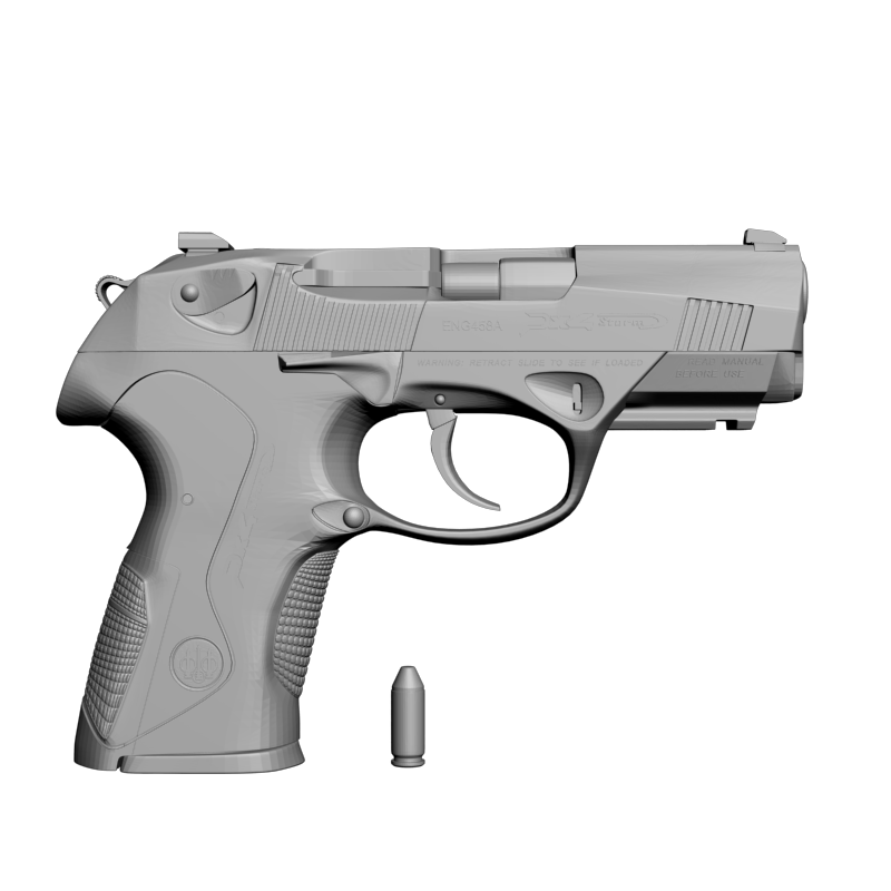 картинка Пистолет Beretta Px4 Storm RO2-041 3D-STL.COM