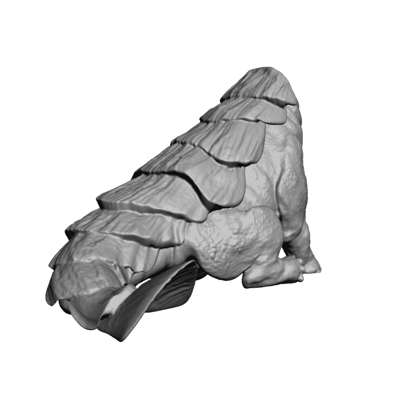 картинка Ящерица без головы PI1-175 3D-STL.COM
