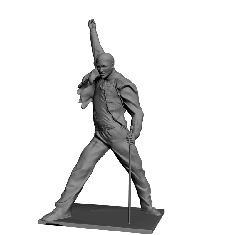 картинка Freddy Mercury L3-305 3D-STL.COM