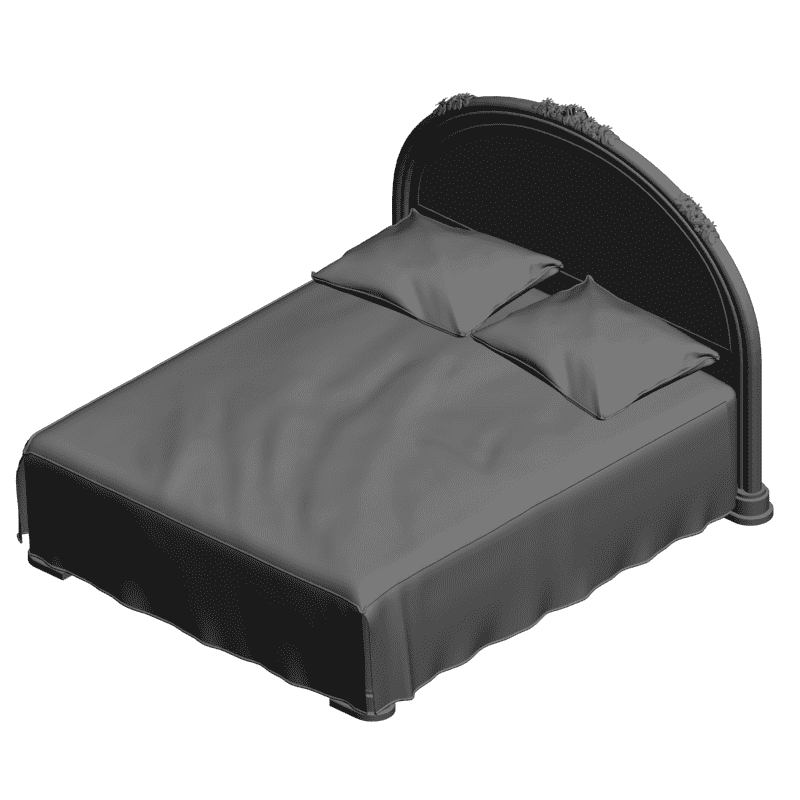 картинка Кровать Fiore M4-127 3D-STL.COM