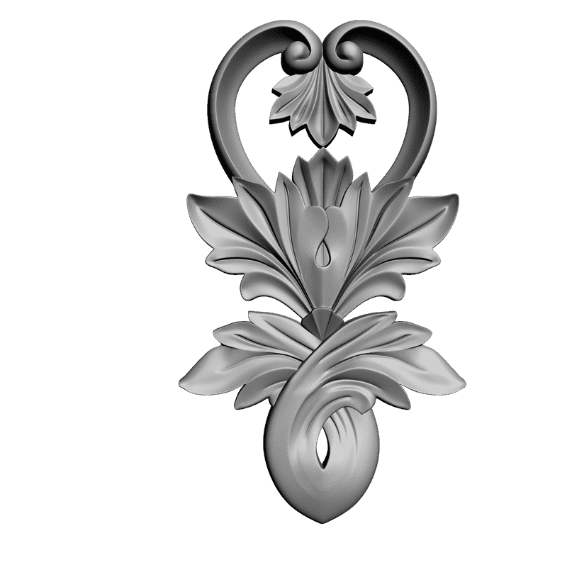картинка Накладка резная D10-093 3D-STL.COM