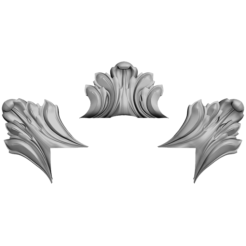 картинка Накладка резная D10-188 3D-STL.COM