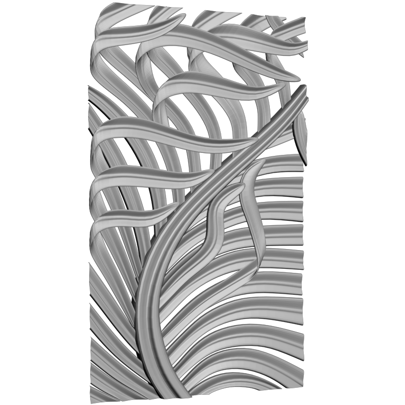 картинка Листья F4-095 3D-STL.COM