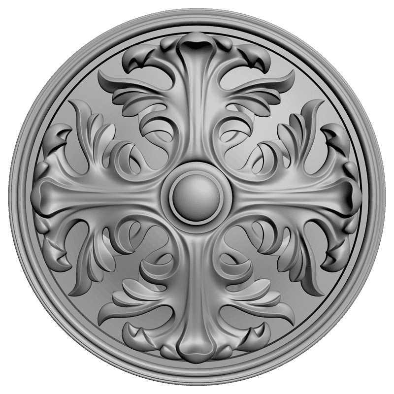картинка Розетка резная D16-107 3D-STL.COM