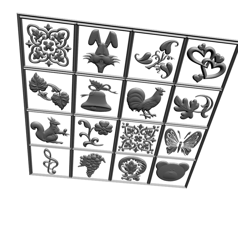 картинка Набор №10 F6-001  3D-STL.COM