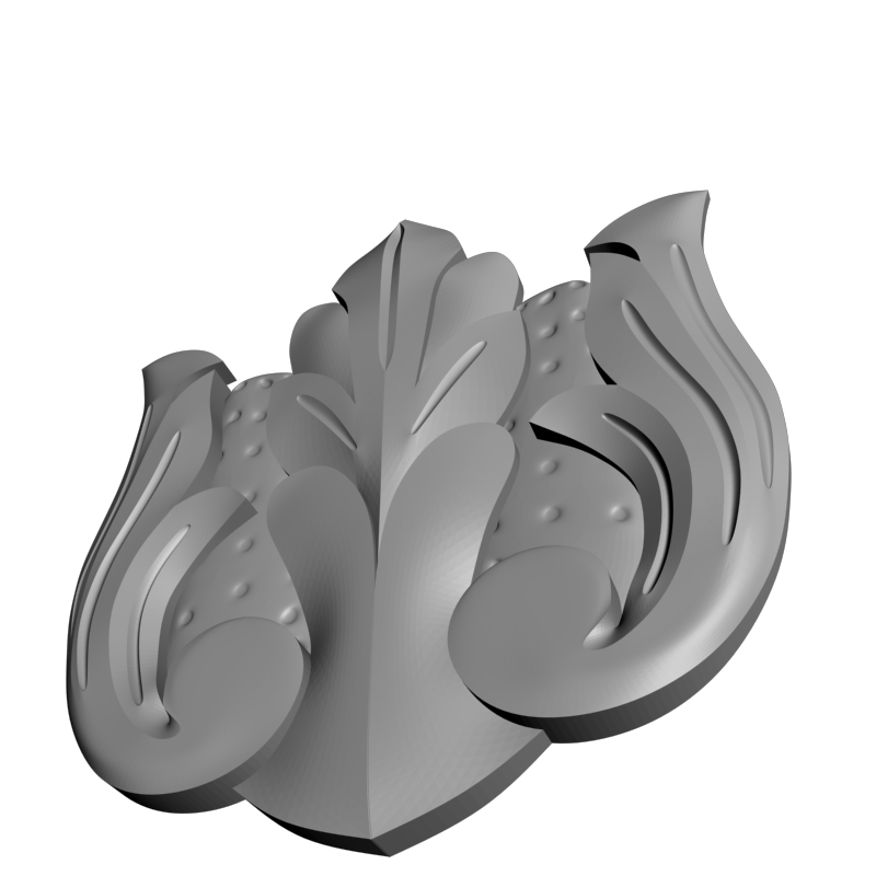 картинка Накладка резная D10-318 3D-STL.COM