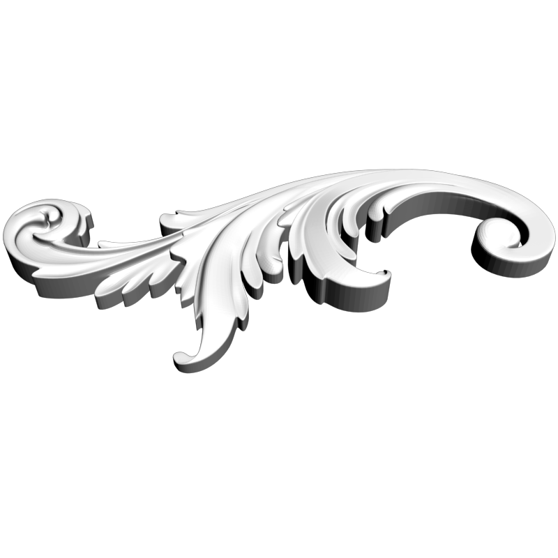 картинка Накладка резная D10-274 3D-STL.COM