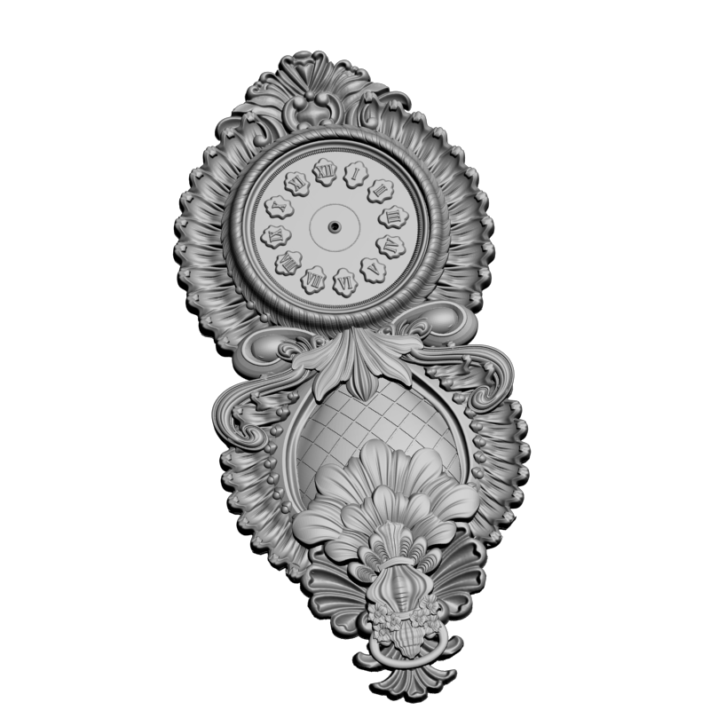 картинка Часы настенные P3-093 3D-STL.COM