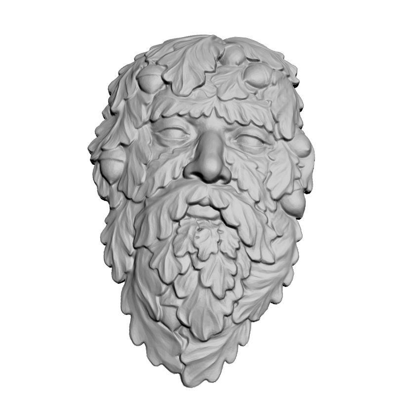 картинка Леший лицо L1-132 3D-STL.COM