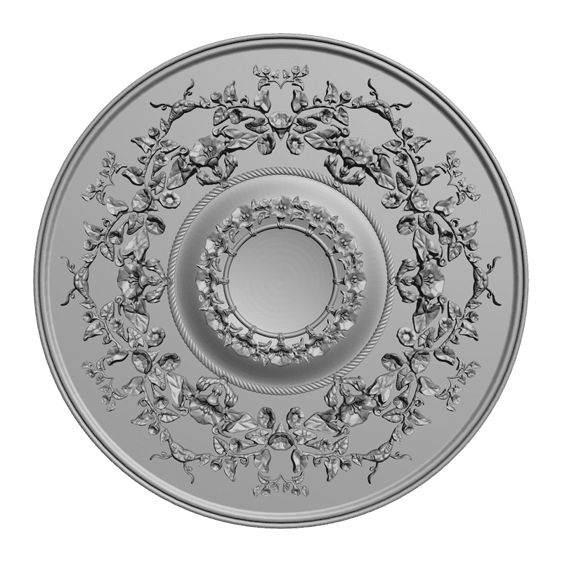 картинка Розетка резная D16-034 3D-STL.COM