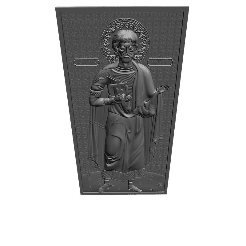 картинка Святой Мученик Анатолий V3-146 3D-STL.COM