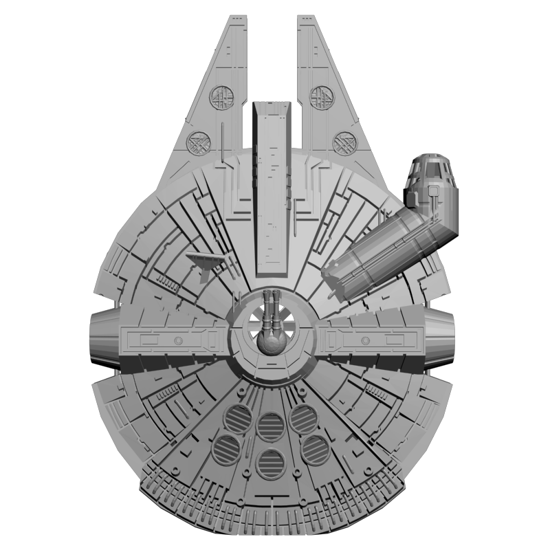 картинка Сокол Звездных Войн PI1-298 3D-STL.COM