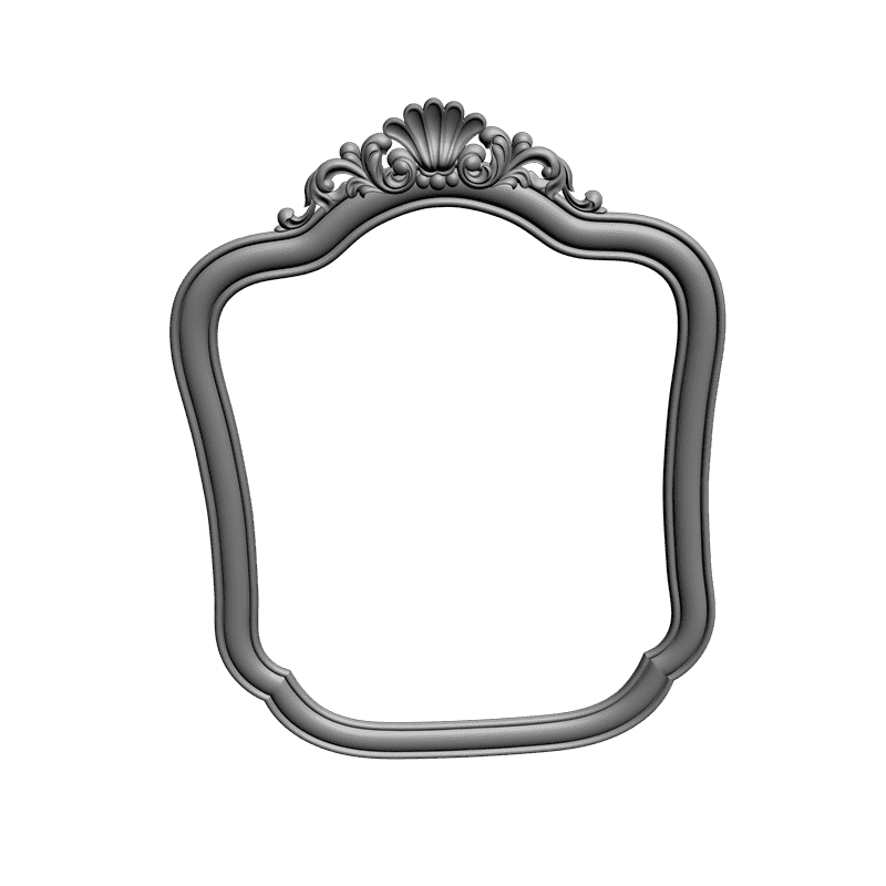 картинка Рамка резная D14-295 3D-STL.COM