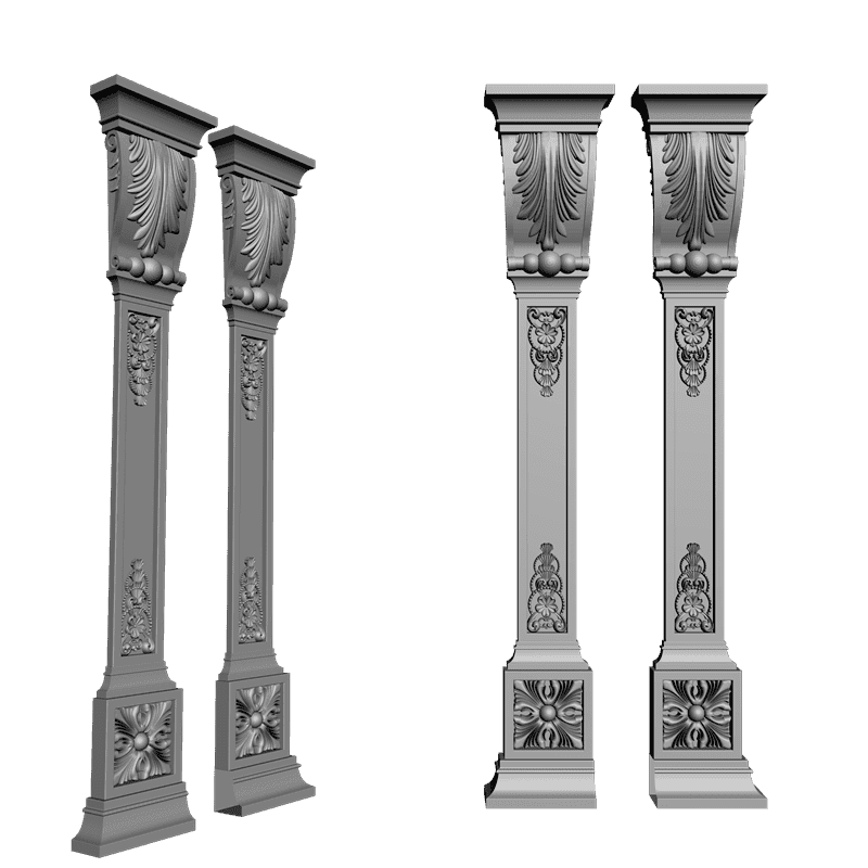 картинка Деталь кровати M4-071 3D-STL.COM