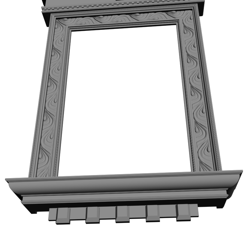 картинка Рама резная D14-411 3D-STL.COM