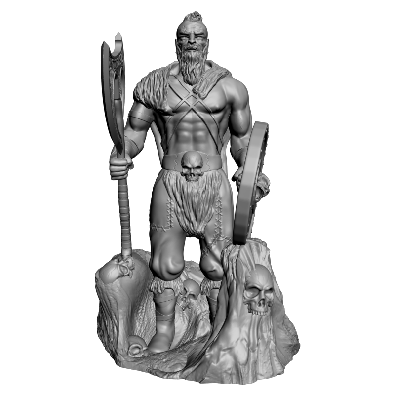 картинка Статуэтка викинга L3-159 3D-STL.COM