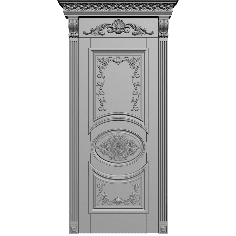 картинка Дверь резная H3-023 3D-STL.COM