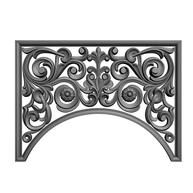 картинка Накладка декоративная рамная D10-387 3D-STL.COM