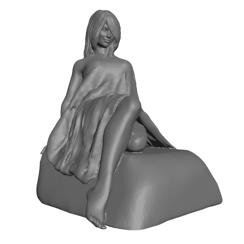 картинка Девушка Поцелуй меня L3-155 3D-STL.COM