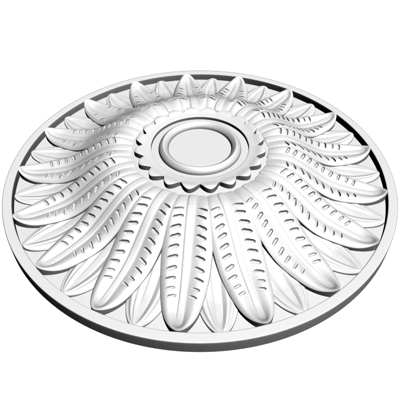 картинка Розетка резная D16-300 3D-STL.COM