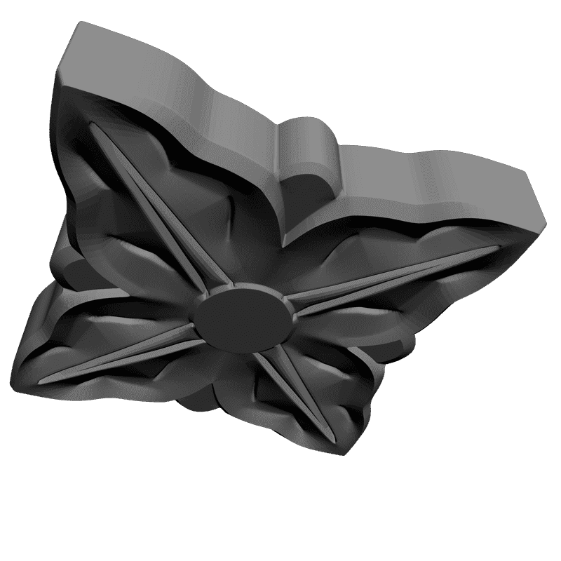 картинка Розетка декоративная D16-238 3D-STL.COM