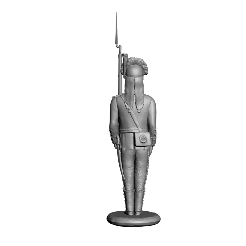 картинка Русский линейный пехотный гренадёр 1790 PI1-406 3D-STL.COM